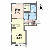 ベレオ鳴神の間取り