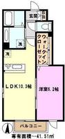 埼玉県川口市西青木1(アパート)の賃貸物件の間取り