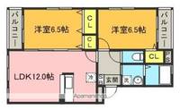 福岡県糟屋郡志免町王子1(マンション)の賃貸物件の間取り