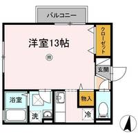 岡山県岡山市南区泉田2(アパート)の賃貸物件の間取り