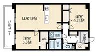 アマール竹下の間取り