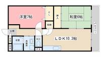 グラシアコンフォート21の間取り