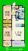 物件の間取り画像