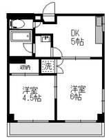 埼玉県川口市栄町2(マンション)の賃貸物件の間取り