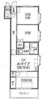 東京都立川市上砂町5(アパート)の賃貸物件の間取り