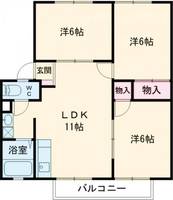 物件の間取り画像