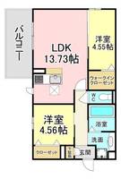 福岡県北九州市若松区用勺町(アパート)の賃貸物件の間取り