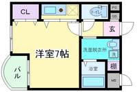 グランクレールKの間取り