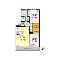 グランドュール Aの間取り