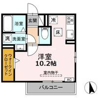 静岡県浜松市中央区船越町(アパート)の賃貸物件の間取り