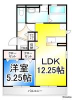 長野県長野市若宮2(アパート)の賃貸物件の間取り