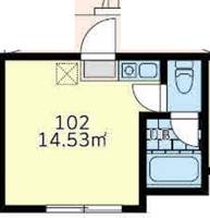 神奈川県横浜市南区唐沢(アパート)の賃貸物件の間取り