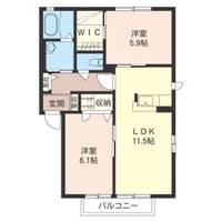 物件の間取り画像