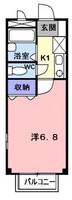 岡山県倉敷市三田(マンション)の賃貸物件の間取り