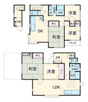 神奈川県横浜市港南区日野南2(一戸建)の賃貸物件の間取り