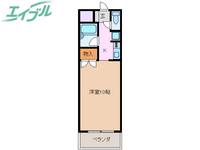 荒木ハイツの間取り