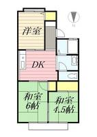 和歌山県和歌山市新在家(アパート)の賃貸物件の間取り