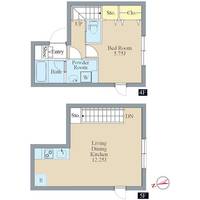 東京都品川区南大井5(マンション)の賃貸物件の間取り