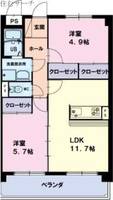 プリリアンスTAKEKOSHI Aの間取り