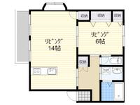 コーポ平山1の間取り