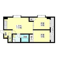 神奈川県横浜市鶴見区東寺尾6(マンション)の賃貸物件の間取り