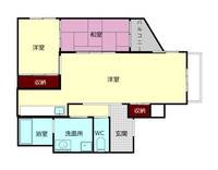 ニューハイツ富雄の間取り