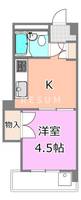 千葉県千葉市中央区旭町(マンション)の賃貸物件の間取り