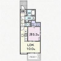 岐阜県岐阜市萱場東町8(アパート)の賃貸物件の間取り