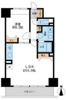 千葉県千葉市中央区本千葉町(マンション)の賃貸物件の間取り