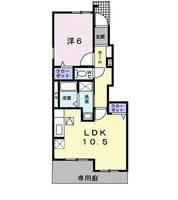 ボヌール Bの間取り