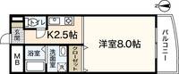 WING TACHIBANAの間取り