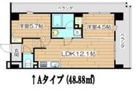 プレステージ12番館の間取り