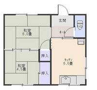豊後屋アパートの間取り