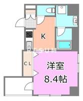 千葉県千葉市中央区本千葉町(マンション)の賃貸物件の間取り