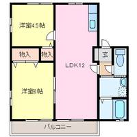 レトアDUO Aの間取り