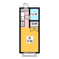 タイガーハイツB棟の間取り