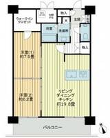 広島県広島市東区若草町(マンション)の賃貸物件の間取り