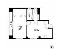 東京都墨田区亀沢2(マンション)の賃貸物件の間取り