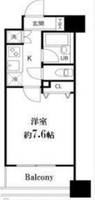 東京都千代田区外神田4(マンション)の賃貸物件の間取り