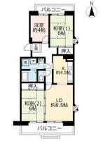 物件の間取り画像