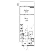 クオリタス大島の間取り