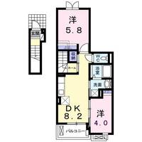 大阪府寝屋川市池田1(アパート)の賃貸物件の間取り