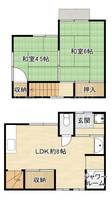 大阪府大阪市旭区中宮3(一戸建)の賃貸物件の間取り