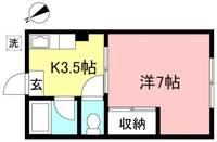 東京都狛江市中和泉5(アパート)の賃貸物件の間取り