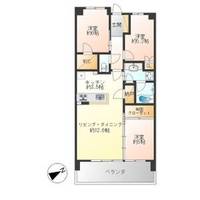 栃木県宇都宮市宮みらい(マンション)の賃貸物件の間取り