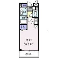 茨城県水戸市堀町(アパート)の賃貸物件の間取り