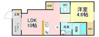 福岡県北九州市八幡西区則松5(アパート)の賃貸物件の間取り