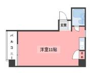 大阪府大阪市北区浪花町(マンション)の賃貸物件の間取り