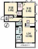 物件の間取り画像