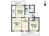 UR落合の間取り